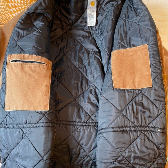 Carhartt Men's Loose Fit Washed Duck Insulated Active Jacket XL Tall - Picture 4 of 8